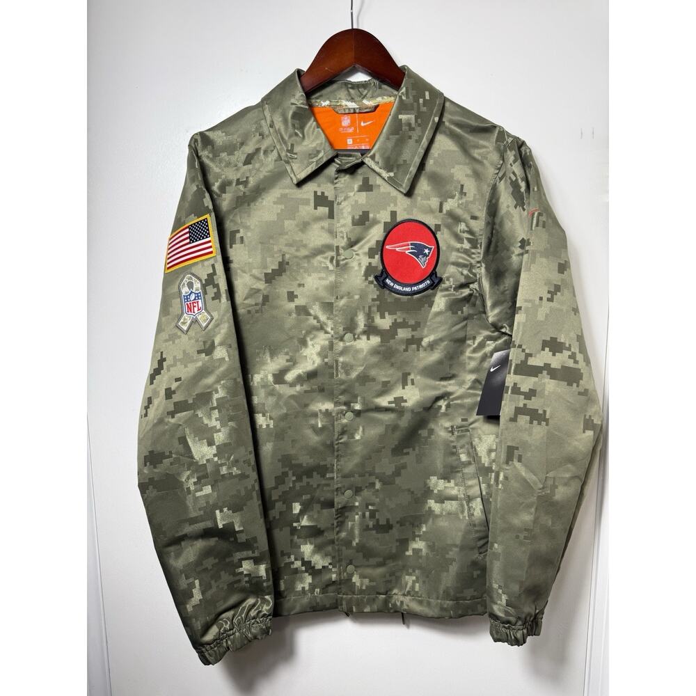 Nike New England Patriots Salute to Service Sideline Full-Snap Jacket Men NWT’s